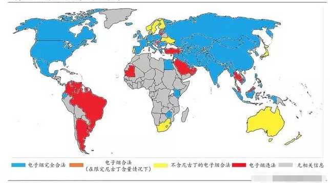 统卷烟、电子烟和加热不燃烧全球政策汇总