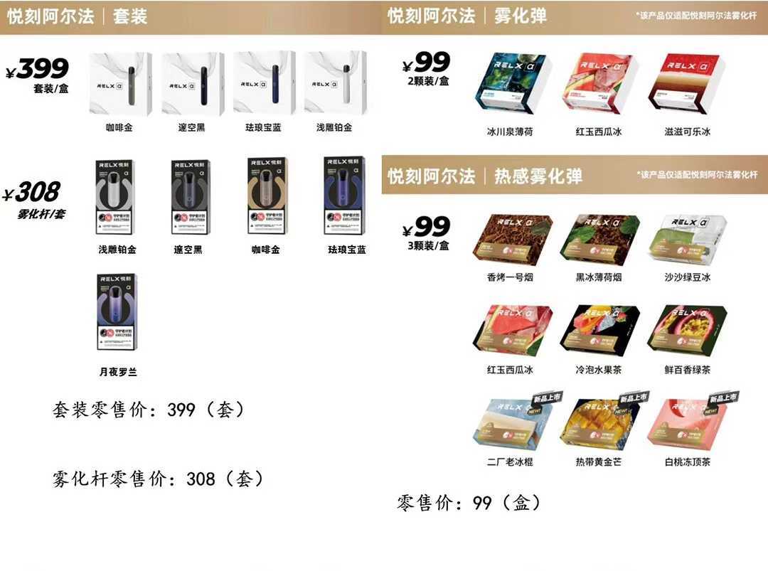 relx悦刻一代二代三代四代五代的区别