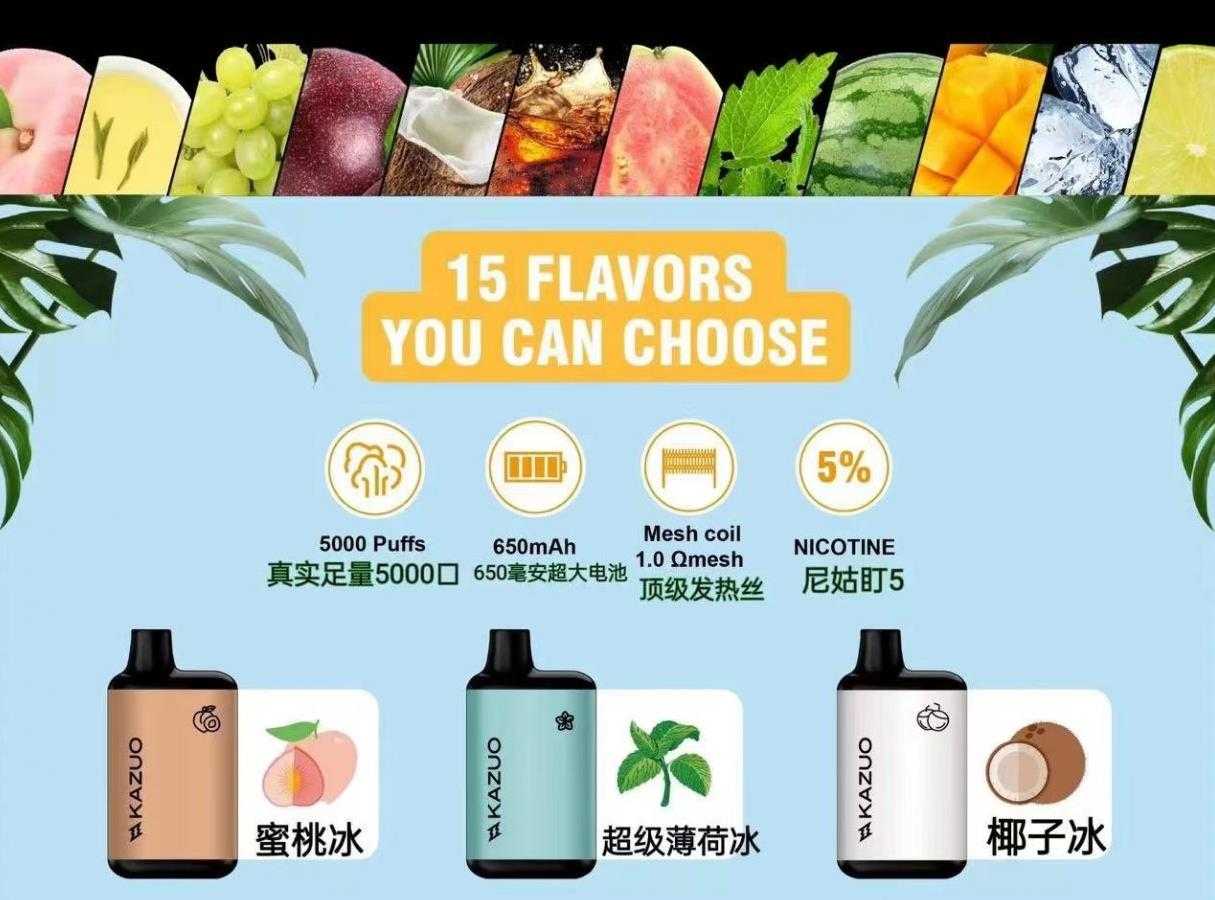 kazuo一次性电子烟6000口怎么样？