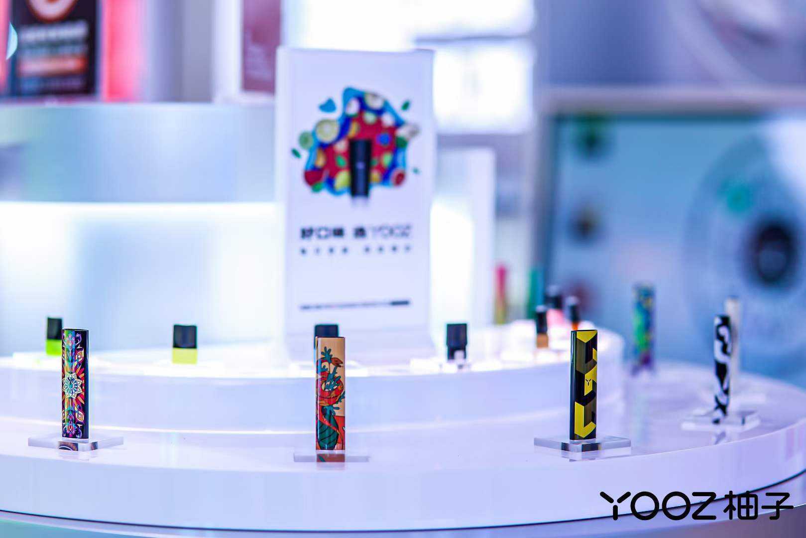 YOOZ柚子新品4代X系列、5代UNI系列亮相IECIE深圳雾化科技节