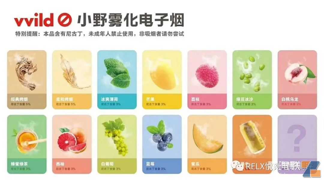 小野vvild电子烟系列对比，如何选择？小野电子烟烟弹口味有哪些？