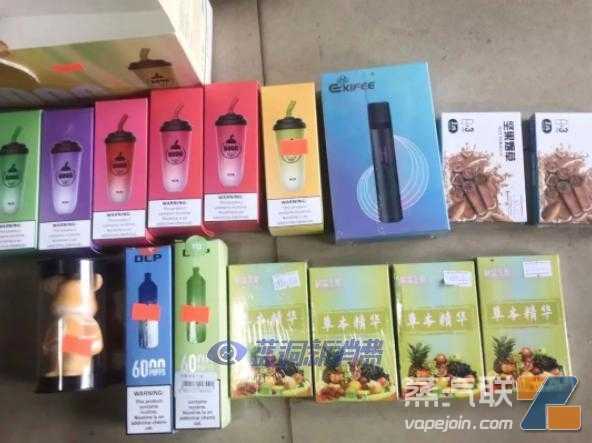 广西柳州市场监管部门严查奶茶杯暴力熊等三无电子烟