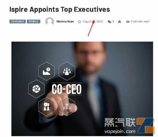 ISPIRE换首席执行官了?