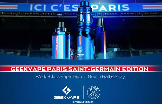 GEEKVAPE PSG联名款电子烟正式亮相