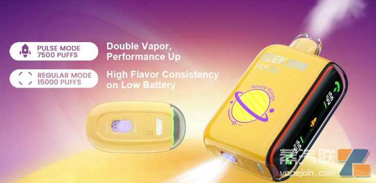 GEEKVAPE推出全球首款全屏一次性电子烟设备可抽15000口
