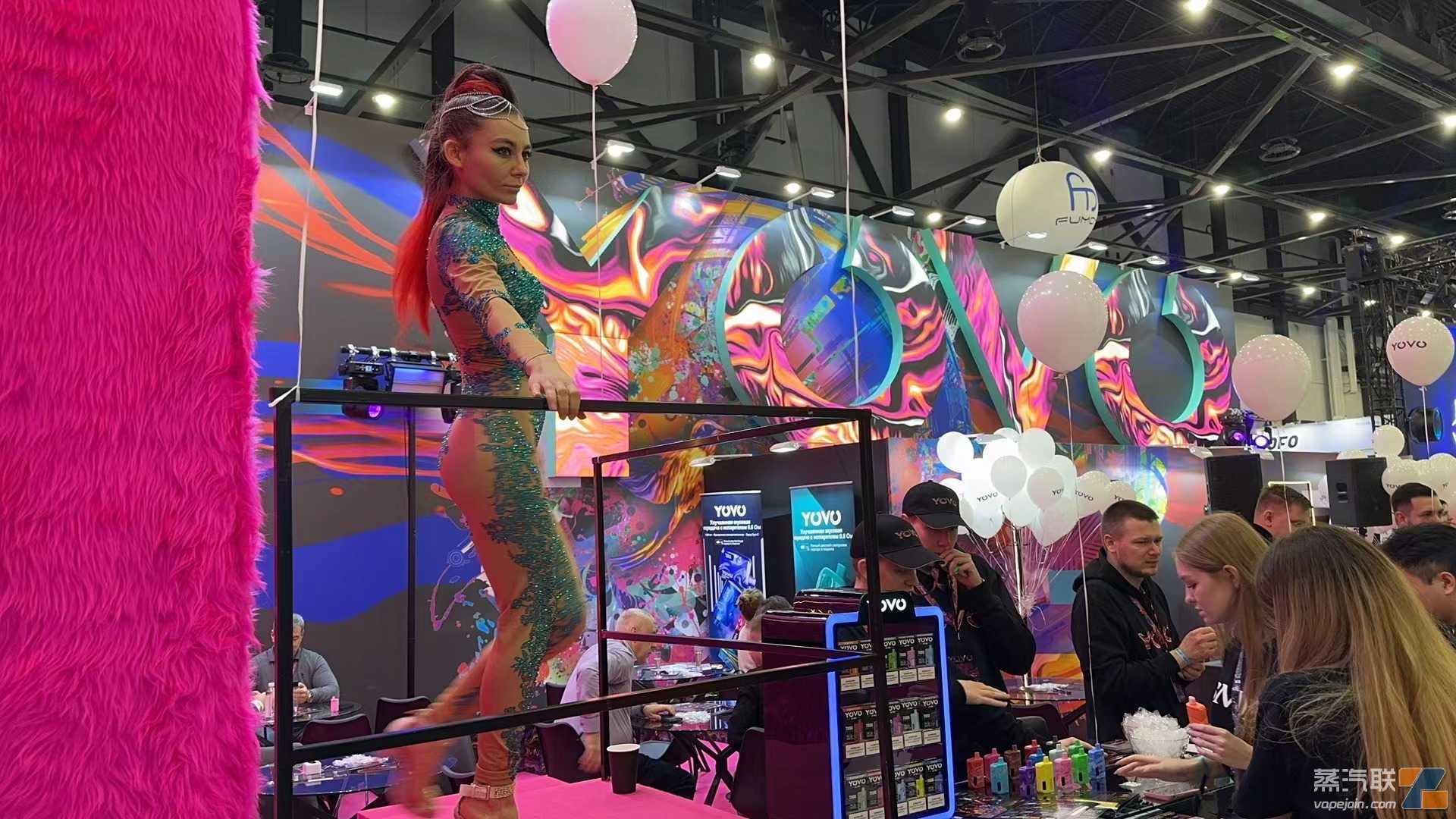 俄罗斯电子烟展开幕 ELFBAR、HQD、INFLAVA等品牌亮点频现