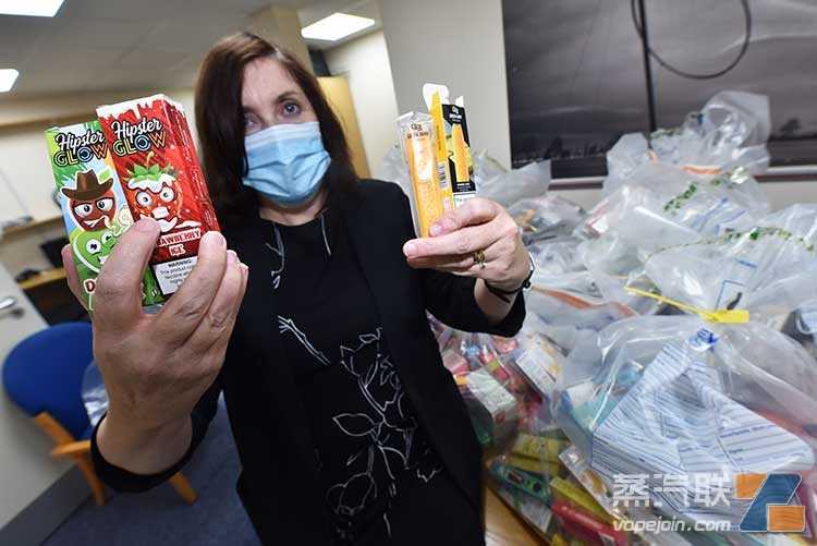 英国东北贸易标准小组过去六个月共查获1.4吨非法电子烟