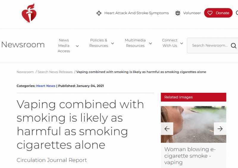 最新研究：电子烟用户变回烟民后，尿液中致癌物浓度最高增加621%