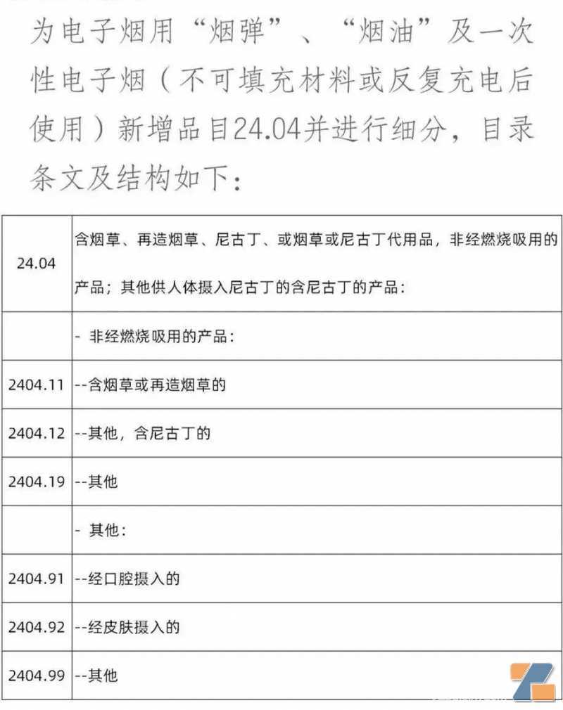 进口和个人携带电子烟相关产品入境的相关政策问题