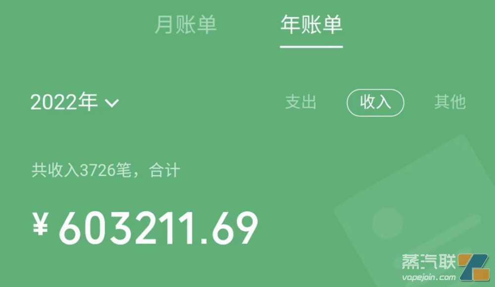 20名电子烟店主晒年收入账单：最高421万元，平均146万元