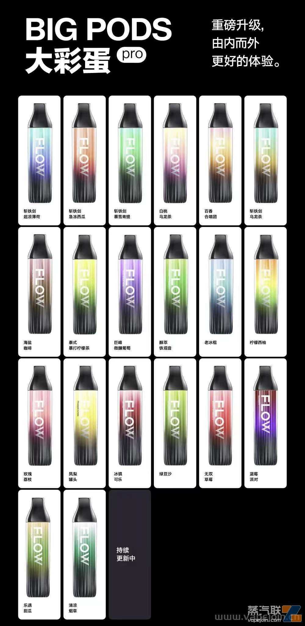 FOLW 福禄大彩蛋Pro,2500口,一次性可充电