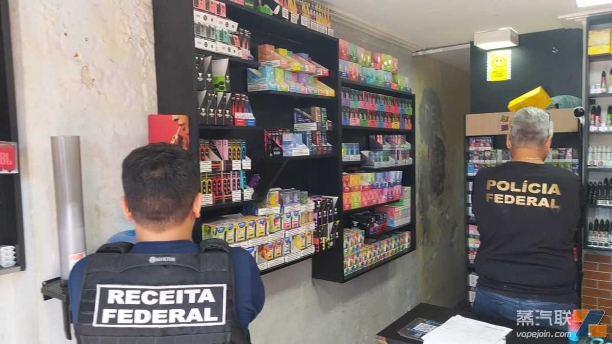 巴西联邦警察开展特别行动 查封特雷西纳地区五家电子烟店