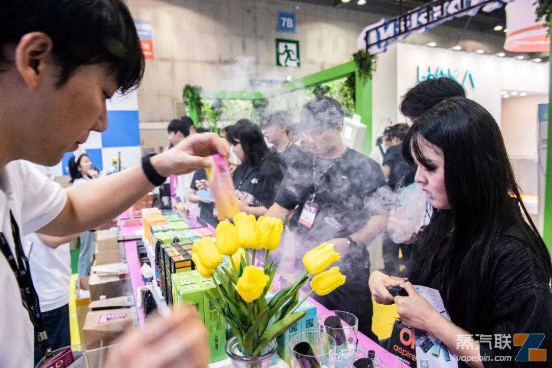 2023韩国电子烟市场全面复苏，展会第一天在高压监管下现场人气超过预期！（现场花絮）