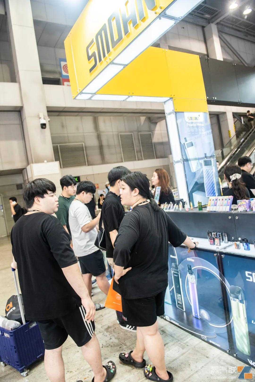 2023韩国电子烟市场全面复苏，展会第一天在高压监管下现场人气超过预期！（现场花絮）