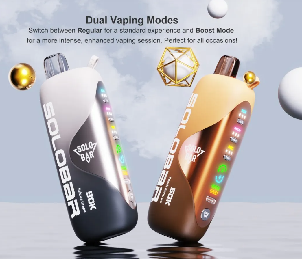 SoloBar索罗50000口一次性评测：三调两种模式，十种口味，谁最受欢迎？
